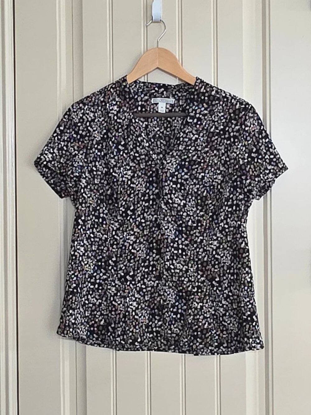 Black and Tan Blouse